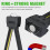 Gym Lamp For Posing 7 Level Dimming Led Work Light Magnetic Hanging Hook Camping Flashlight Rechargeable Usb 5