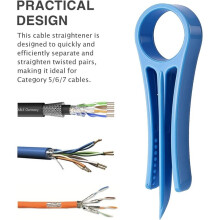 6 PCS Network Cable Untwist Tool, Wire Straightener & Untwist Tool for CAT5/CAT5e/CAT6/CAT7 Wires Pair Separator Tools