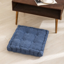 (Blue, 45cm/17.72in) Seat Sofa Nonpilling Cushion Soft Seating Washer Square Nonfading Polyester