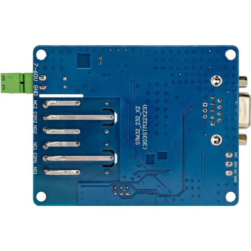 RS232 Communication Modbus Dual-Channel Relay Module 2-Input 2-Output Normally Open / Closed Serial Port Control 2