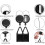 24 PCS Retractable Lighter Case Holder Keychain , Stretchable Lighter Case with Belt Clip 3