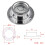 Flange Bubble Level for Mechanical Equipment D 25.5mm 28mm 35mm 4
