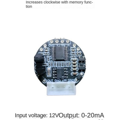 Digital Potentiometer/Encoder Module with 0-20mA Constant-Current Analog Output (12V Input) 2