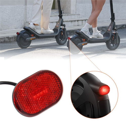 Rear Tail Light/Brake Warning Light Assembly Compatible with  6 Scooter (Includes Connecting Cable and Mounting Screws) 2