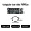 5V/12V 4-Wire Fan Speed Controller Temperature-Controlled  PWM Motor Driver Controller Temp/RPM Display 6