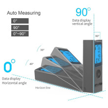 Laser Distance Meter 30m USB Charging LCD Backlight Laser Measurement Tool with Distance, Area and Volume Measure
