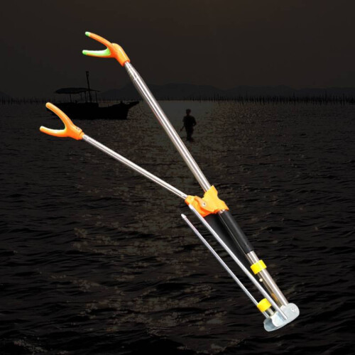 Fishing Rod Stand With Multiangle Rotation And Foldable Design For Marine Use 1