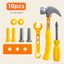 (10pcs)Simulation Childrens Fixing Tool Kit With 10 20 Or 30 Pieces For Diy Play Learning And