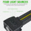 Gym Lamp For Posing 7 Level Dimming Led Work Light Magnetic Hanging Hook Camping Flashlight Usb Rechargeable 7