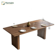 HOMAIRE Extendable Walnut Dining Table 140-200cm