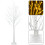 4FT Snowflake Christmas Tree with 48 LED Lamp Artificial Xmas Ornament Gift 9