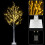 4FT Snowflake Christmas Tree with 48 LED Lamp Artificial Xmas Ornament Gift 12