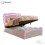HOMAIRE Pink Velvet 3FT Ottoman Bed Frame 1