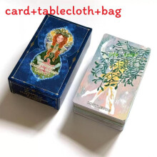 Traditional Tarot Card Set With Thickened Tablecloth For Card Games And Divination