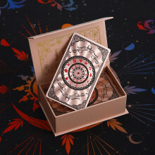 (Gold Purple)Classic Tarot Card Collection For Learning With Language Options Gift Box For Events Social