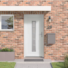 vidaXL Vordertür Weiß 98 x 200 cm PVC
