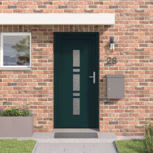 vidaXL Vordertür 98 x 200 cm PVC Anthrazit