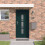 VidaXL vidaXL Vordertür 88 x 200 cm PVC Anthrazit 1