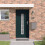 VidaXL vidaXL Vordertür Anthrazit 98 x 208 cm PVC 1