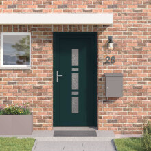 vidaXL Vordertür 98 x 200 cm PVC Anthrazit