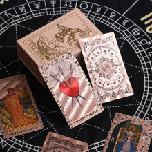(Gilded Purple)Classic Tarot Card Collection For Learning With Language Options Gift Box For Social Events