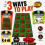 (Black)Felt Mine Sweeper Game Mat For Kids With Handeye Coordination Interaction Parent 5