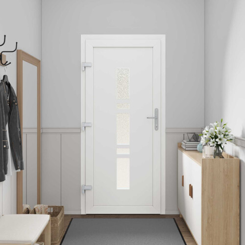 VidaXL vidaXL Vordertür 88 x 200 cm PVC Anthrazit 2