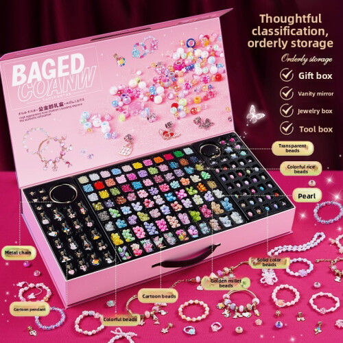 Kit Creazione Gioielli Bambini Con Perline Plastica Per Hanrafts E Idee Regalo 2