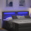 VidaXL vidaXL LED Kopfteil Grau 180 cm Kunstleder 3
