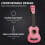 21" Soprano Beginners Ukulele with Gig Bag, Felt Pick & Spare Strings 7
