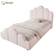 HOMAIRE 3FT Velvet Petal Bed Frame Pink