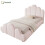 HOMAIRE 3FT Velvet Petal Bed Frame Pink 1