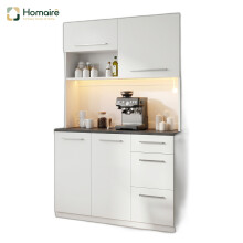 HOMAIRE White Sideboard with USB & LED Light