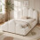 HOMAIRE 3FT Bouclé Petal Bed Cream White 6