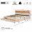 HOMAIRE 3FT Extendable Velvet Sofa Bed Beige 2