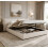 HOMAIRE 6FT Super King Ottoman Storage Bed Beige 5