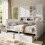 HOMAIRE Kids Storage Bed 90x190cm White 5