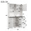 HOMAIRE White Sideboard with USB & LED Light 2
