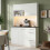 HOMAIRE White Sideboard with USB & LED Light 3