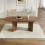 HOMAIRE Walnut Oval Extendable Dining Table 6