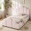 HOMAIRE 3FT Velvet Petal Bed Frame Pink 6