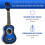 21" Soprano Beginners Ukulele with Gig Bag, Felt Pick & Spare Strings 2