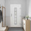 VidaXL vidaXL Vordertür Anthrazit 88 x 200 cm PVC 3