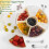 Six-Grid Rotating Snack Box Container with Handle Kitchen Sealed Spice Storage Box Transparent Dried Fruit Snack Tray 2