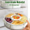 Six-Grid Rotating Snack Box Container with Handle Kitchen Sealed Spice Storage Box Transparent Dried Fruit Snack Tray 3