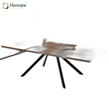 HOMAIRE Extendable Walnut Dining Table 160-240cm