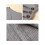 Womens V Neck Wrap Ruched Side Button Long Sleeve Top Gray XL 6
