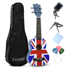 21" Soprano Beginners Ukulele with Gig Bag, Felt Pick & Spare Strings