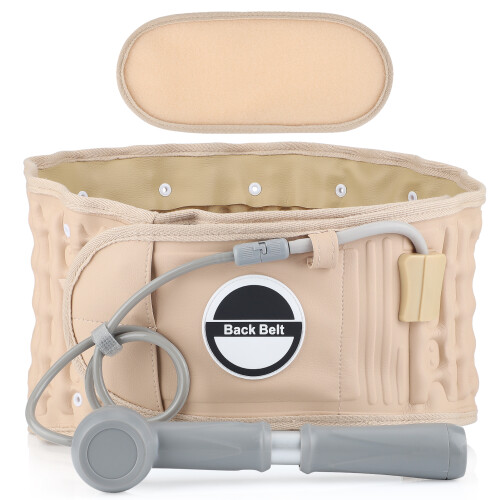 Inflatable lumbar support belt - RNCYN - Compression inflatable - Adjustable - Flexible curved design 1