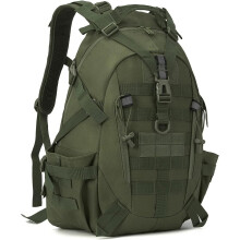 Sac à dos tactique et d'urgence, système de chargement modulaire, bandes réfléchissantes, Vert